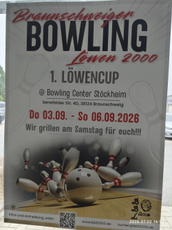 Ausschreibung zum 1. L&ouml;wencup
