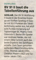 5. Spieltag KL am 26.01.2020 in Goslar 5. Spieltag KL am 26.01.2020 in Goslar