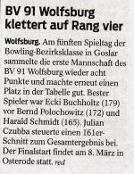 5. Spieltag BZK in Goslar 5. Spieltag BZK in Goslar